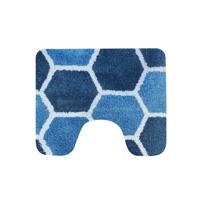 Rennes Toiletmat 60x50cm blauw - thumbnail