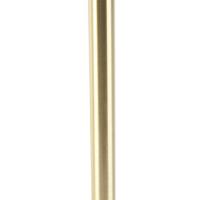 QAZQA Tafellamp messing met gele kap 20 cm - Simplo - thumbnail