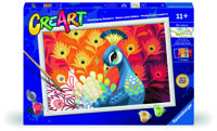 Ravensburger creart schilderen op nummer - trotse pauw - thumbnail