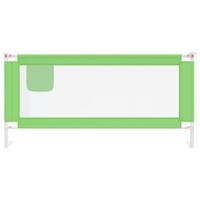 VidaXL Bedhekje peuter 190x25 cm stof groen - thumbnail