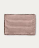 Kave Home Kussen 'Blok' Rib, 40 x 60cm, kleur Roze - thumbnail
