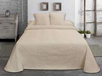 Sprei Hosteline ESPIGA Beige Bed van 135 (1 Onderdelen) - thumbnail