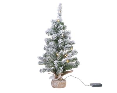Kerstboom Lumineo Imperial Besneeuwd Ø 36 x 60 cm Mini MicroLED