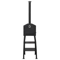 Pizzaoven houtskool met 2 vuurkleistenen - thumbnail