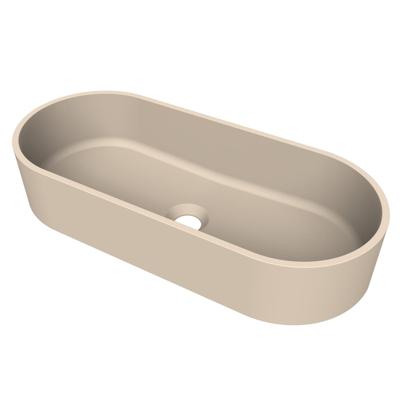 Arcqua Case waskom - ovaal - 60x26cm - mat zand WAS553498 Arcqua Case waskom - ovaal - 60x26cm - mat zand WAS553498