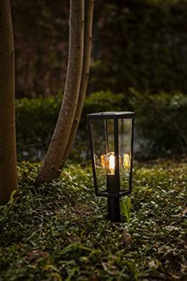 Lutec 7196601012 PINE Staande buitenlamp E27 Zwart
