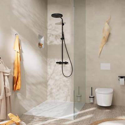 Hansgrohe Pulsify S Puro Showerpipe 260 1jet met thermostaat, mat zwart