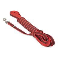 IDC Color & Gray Gegumeerde lijn, 20 mm x 10 m met lus, rood-grijs - thumbnail