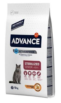 Advance Senior Sterilized High Protein 10+ kattenvoer 2 x 10 g Advance Senior Sterilized High Protein 10+ kattenvoer 2 x 10 g