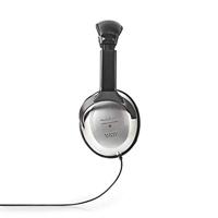 Bedrade Koptelefoon | 6,0 m Ronde Kabel | Over-Ear | Zilver/Zwart - thumbnail