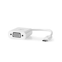 USB-C-Adapterkabel | USB-C Male - VGA Female | 0,2 m | Wit - thumbnail