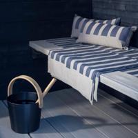 Rento Design sauna-emmer met beugel - Zwart - thumbnail