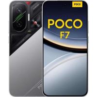 Xiaomi Poco F7 Smartphone, 12 + 256 GB, Sony-camera met 50 MP met OIS, 17,3 cm (6,83 inch) AMOLED-display, 1,5 K bij 120 Hz, Snapdragon 8s Gen 4,Zilver, Oplader niet Inbegrepen - thumbnail