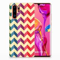 Huawei P30 Pro TPU bumper Zigzag Multi Color - thumbnail
