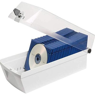 HAN CD-box 60 CDs/DVDs/Blu-rays Kunststof, Polystereen Lichtgrijs 1 stuk(s) (b x h x d) 168 x 150 x 365 mm 9260-11