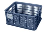 Gerecyclede fietskrat Basil Crate S 17.5 liter 29 x 39 x 20 cm - bluestone - thumbnail