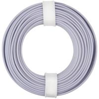 Donau Elektronik 125-019 Draad 1 x 0.25 mm² Grijs 10 m - thumbnail