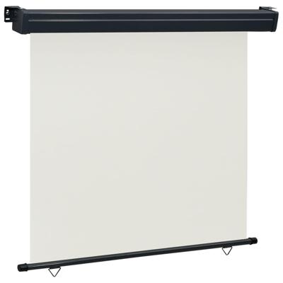 VidaXL Balkonscherm 175x250 cm crèmekleurig