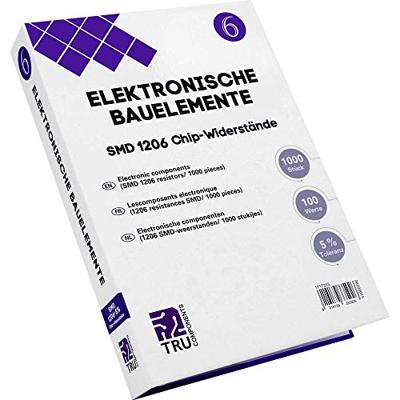 TRU COMPONENTS TC-6869412 TC-6869412 Assortiment SMD 1206 0.25 W 5 % 1000 onderdelen TRU COMPONENTS TC-6869412 TC-6869412 Assortiment SMD 1206 0.25 W 5 % 1000 onderdelen