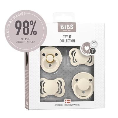 Set van 4 Try It spenen - BIBS beige - thumbnail