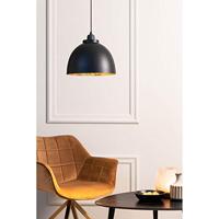 Light & Living Hanglamp 'Kylie' 30cm, kleur zwart / goud - thumbnail