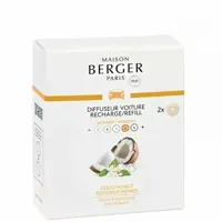 Maison Berger Navulling - voor autoparfum - Coconut Monoi - 2 Stuks - thumbnail