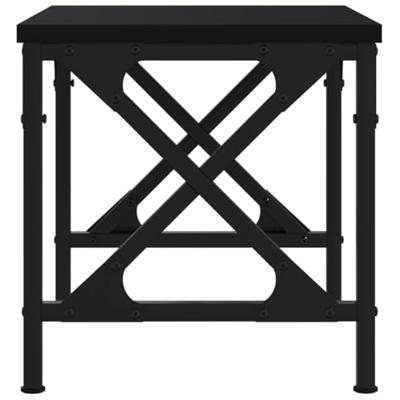 Printerstandaard 40x30x31 cm bewerkt hout zwart Printerstandaard 40x30x31 cm bewerkt hout zwart