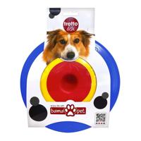 Bama Pet Trotto Disk Hondenspeelgoed 24.5x4.5 cm Blauw/Geel/Rood - thumbnail