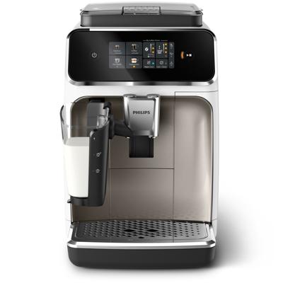Automatische espressomachine met molen - PHILIPS - EP2339/40 - Serie 2300 - LatteGo - Chroom Wit