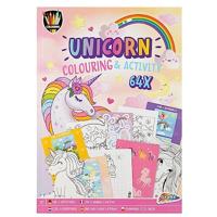 Creative Craft Group Kleur- en activiteitenboek eenhoorn - thumbnail