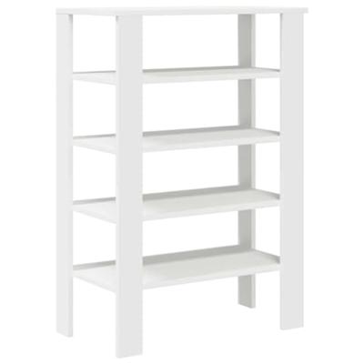 VidaXL Schoenenrek 61x32x87,5 cm bewerkt hout wit