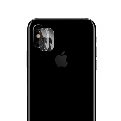 2 PC's ENKAY Hat-Prins 0.2mm 9H 2.15D Rear Camera Lens getemperd glas Film voor iPhone X / XS