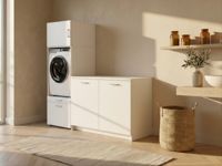 Kast WASHING 1 machine met kast met werkblad LARGE wit - thumbnail