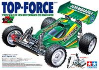 Tamiya Top Force 2017 Brushed 1:10 RC auto Elektro Buggy 4WD Bouwpakket - thumbnail