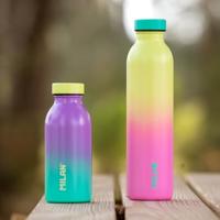 Thermosfles Milan Sunset Roestvrij staal Geel 591 ml - thumbnail