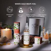 Aromafume Natural Smudge Spray Witte Salie en Frankincense - thumbnail