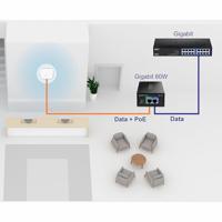 TRENDnet TPE-117GI Gigabit Ultra PoE+ injector, Full Duplex Gigabit snelheid, 100 m netwerk bereik, plug & play - thumbnail