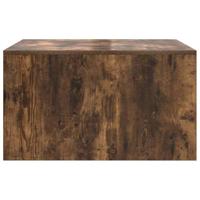 Salontafel met lades 70,5x70x40 cm gerookt eikenkleurig - thumbnail