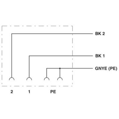 Phoenix Contact SAC-3P- 1,5-PUR/A 1402983 Klepstekker met aangegoten kabel Zwart Inhoud: 1 stuk(s)