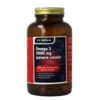 Omega 3 3000mg zuivere visolie 100 Capsules - thumbnail