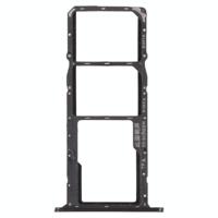 SIM-kaart lade + SIM-kaart lade + Micro SD-kaart lade voor Honor 8S 2020 (zwart) - thumbnail