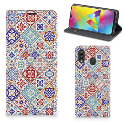 Samsung Galaxy M20 | Standcase | Tiles Color Samsung Galaxy M20 | Standcase | Tiles Color