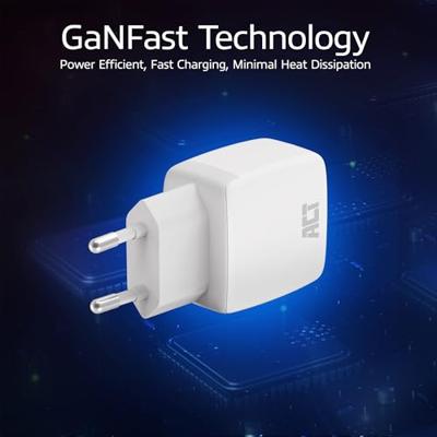 ACT Connectivity usb-c lader 35w met power delivery pps en ganfast (wit)