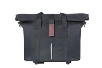 Fietstas Basil City MIK met KF-haak 8-11 liter 39,5 x 39 x 15 cm - zwart - thumbnail