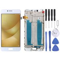 LCD-scherm en digitizer volledige montage met frame voor ASUS Zenfone 4 Max ZC520KL X00HD (wit) - thumbnail