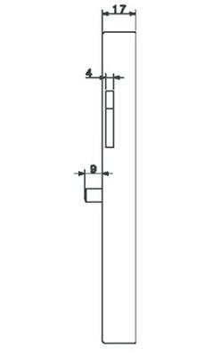 Nemef 1806/2 Garageslot | PC60mm | slotkast staal verzinkt 59x159mm | stangen horizontaal | niet verend | M6 aansluiting | dag- en nachtfunctie | DR Nemef 1806/2 Garageslot | PC60mm | slotkast staal verzinkt 59x159mm | stangen horizontaal | niet verend | M6 aansluiting | dag- en nachtfunctie | DR