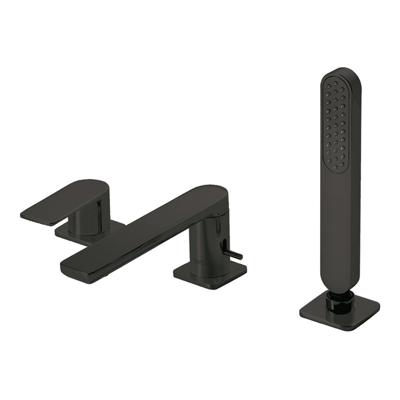 Badrand kraan Tres Loft | Inbouw | Mengkraan | 2-weg | Rond | Zwart mat