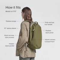 Urth Norite 24L Backpack + Camera Insert (groen) - thumbnail