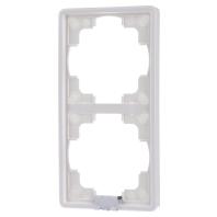 Gira afdekraam 2-voudig zuiverwit S color