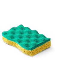 Vileda Glitzi Always Clean Schuursponsen 2 Stuks Geel/Groen - thumbnail